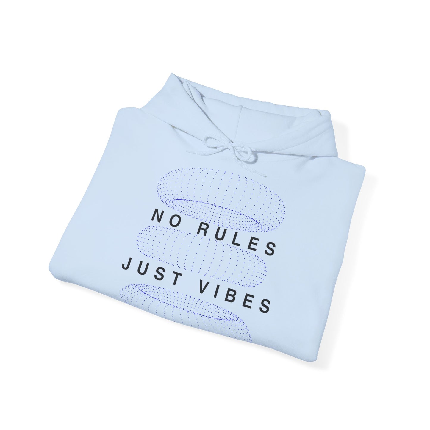 No Rules Just Vibes Light - Unisex Heavy Blend™ Hooded Sweatshirt