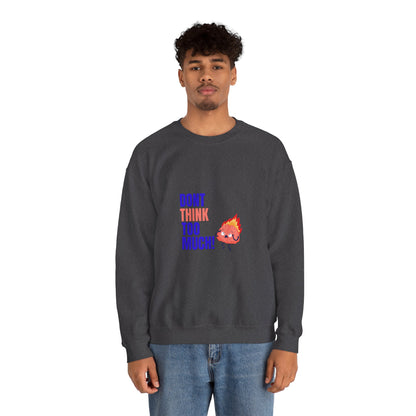 Denk niet te veel na - Unisex Heavy Blend™ Crewneck Sweatshirt